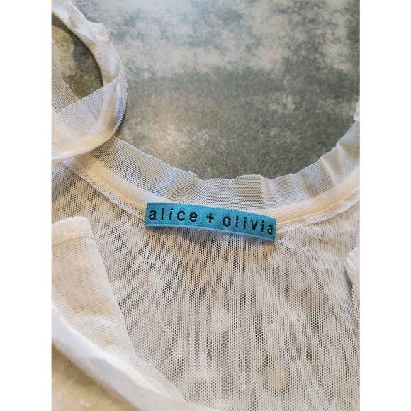 Alice+Olivia white sequins sleeveless tank dress - Picture 2 of 5